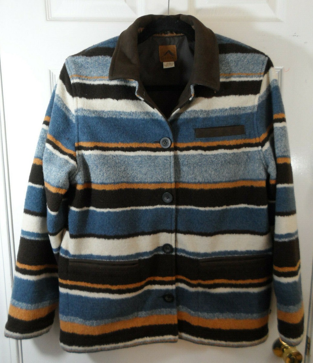 Vintage Tsunami Fleece Jacket Fully Lined Womens M Southwestern 