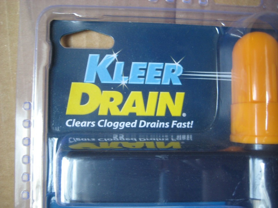 Kleer Drain 100 Instant Drain Opener Clears Clogged Drains eBay