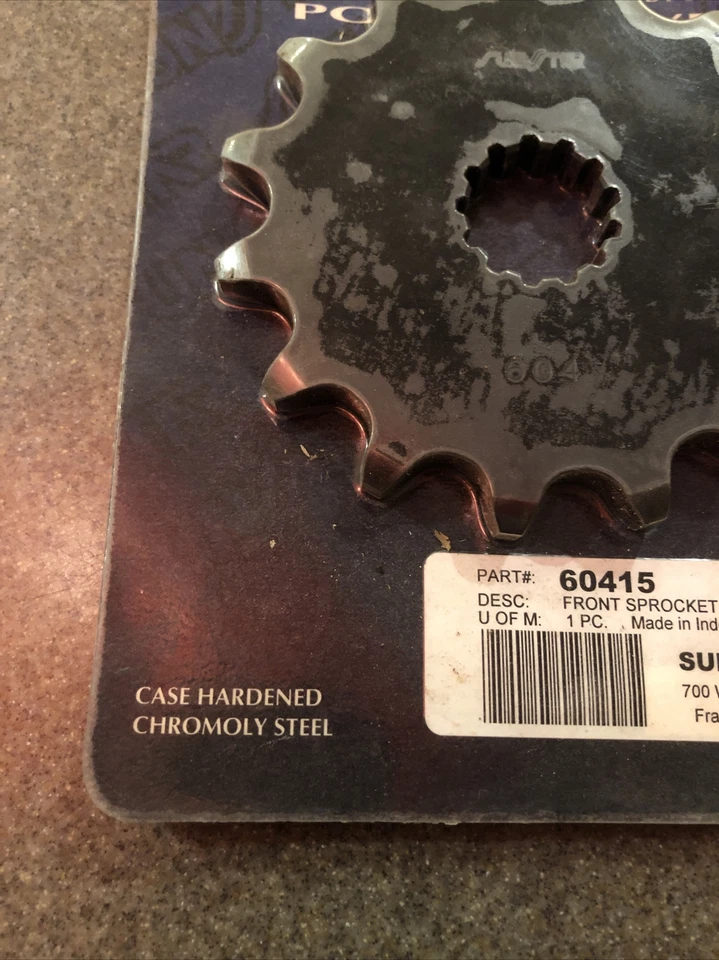 NUEVO PIÑÓN DELANTERO KAWASAKI KZ650 CSR KZ750 ZX750 SUZUKI GS750 SUNSTAR 15T  Foto 4 de 4