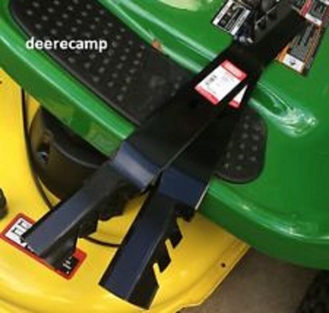 2 Gator Blades for John Deere E100,E110,E120,E130,LA100,LA105,LA110,LA115,LA120 eBay