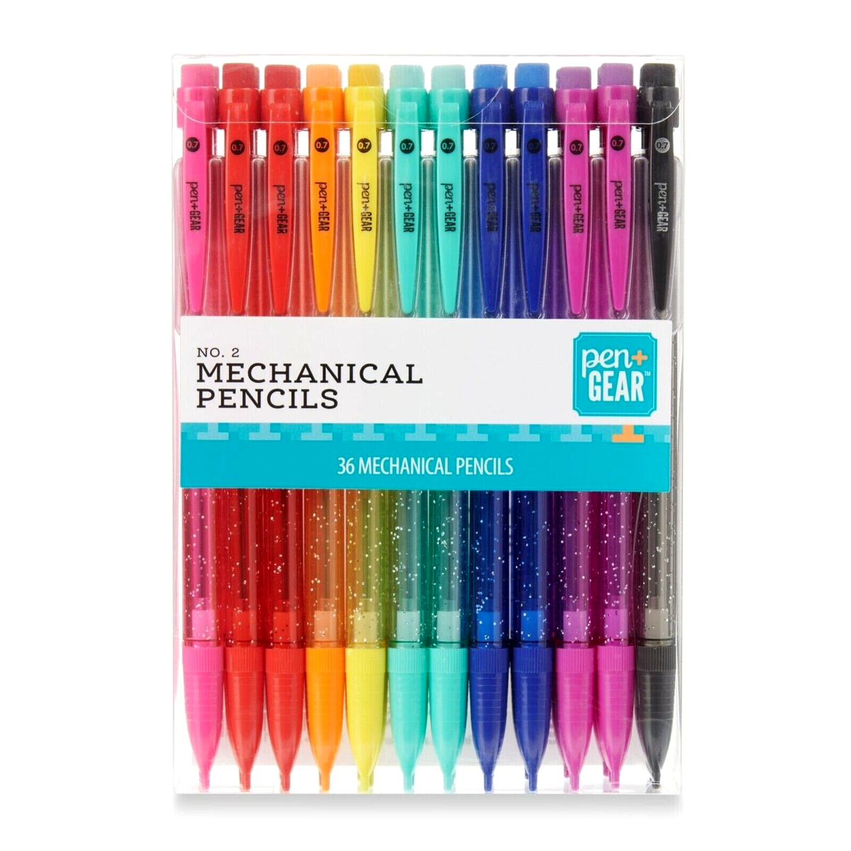 Pen+Gear Mechanical Pencils Glitter 36 Count NEW