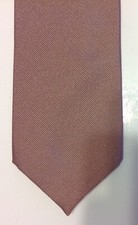 VTG Wembley Tie Necktie Brown Solid Print Polyester