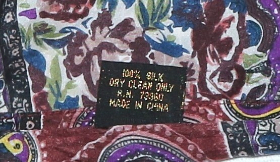 ADRIAN Multicolor Print Rectangular Silk Scarf 14… - image 10