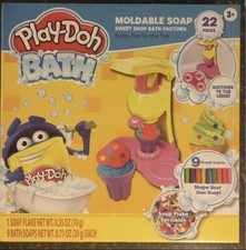 Play-doh Bath Moldable Soap Sweet Shop Bath Factory 22 Pieces