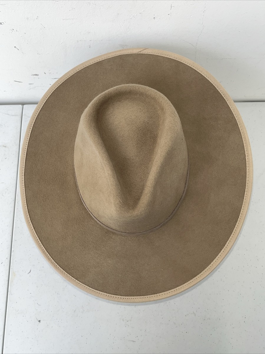 Janessa Leone 100% Wool Fedora Hat - Medium - Made In USA | eBay display picture 2