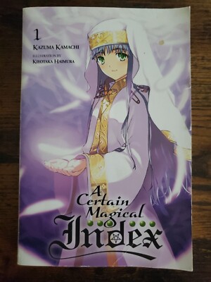 Yen Press A Certain Magical Index Light Novel Manga Volume 1 by Kamachi Kazuma