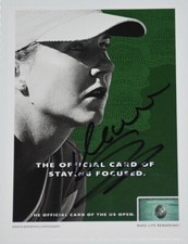 Monica Seles Tennis Player USA Hand Signed RARE American Express Card 10x15 cm