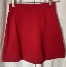 NWT Urban Outfitters Red Ponte Knit Mini Skirt Size Small