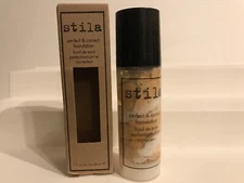 STILA PERFECT & CORRECT FOUNDATION "light" NIB  FULL SIZE free SHIPPING!!
