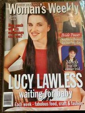 XENA WARRIOR PRINCESS lucy lawless WAITING FOR BABY woman's weekly new zealand