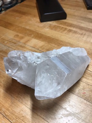 Clear Quartz Crystal Mineral Gemstone Large Floater Tabby Point Specimen 000