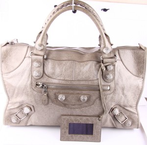 grey work bag