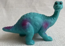 Greenbrier International Blue Teal Purple Long Neck Dinosaur Figurine Toy 4”