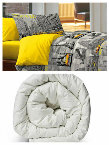 Completo Lenzuola Matrimoniali Copripiumino King Size Microfibra