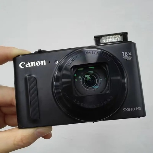 Canon Digital Camera PowerShot SX610 HS 18x Optical Zoom w/Battery/Charger - Picture 9 of 12