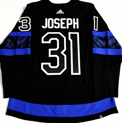 PRO-46-50-52-54 CURTIS JOSEPH TORONTO MAPLE LEAFS AUTHENTIC BIEBER ADIDAS JERSEY