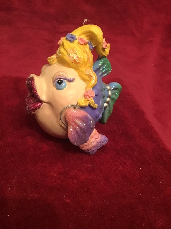 Russ Berrie & Co Ceramic Handpainted Hanging Ornament
