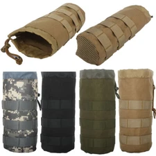 Tactical Molle Water Bottle Pouch Belt Bag Military Hiking Camping Bottle Holder