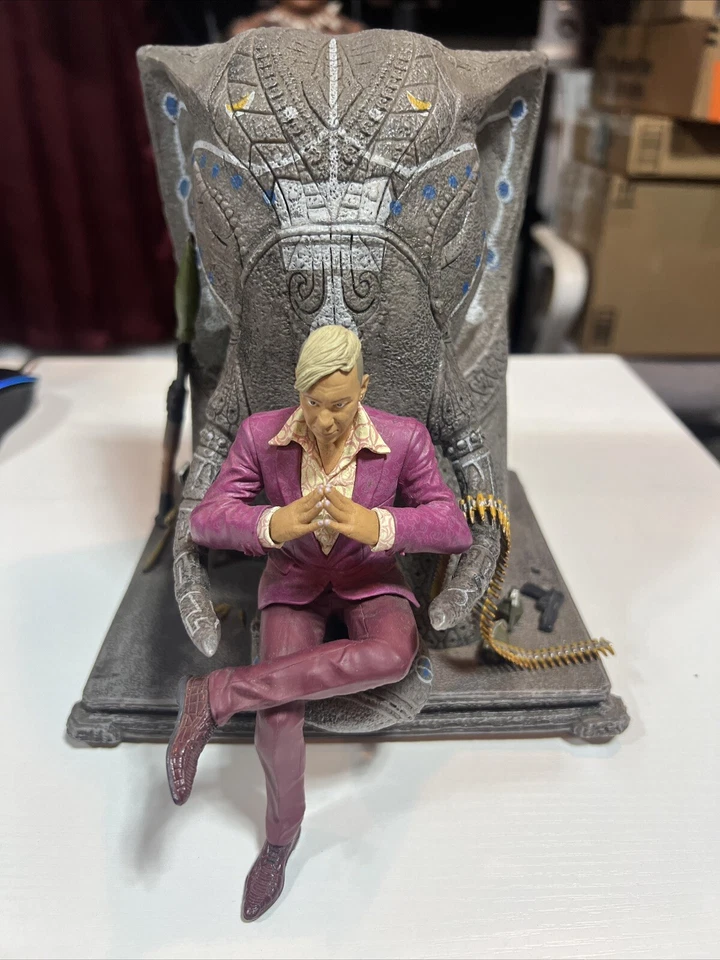 Far Cry 4 Pagan Min 7.9" Figurine on Elephant Throne - Image 2 of 4