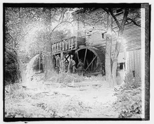 Photo:Old mill wheel, Colvin Run