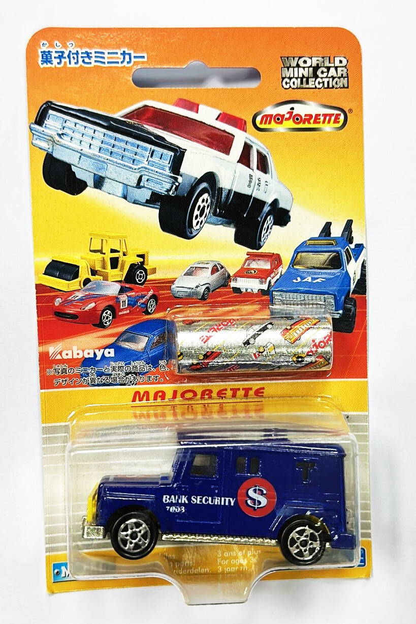 Japan Kabaya Majorette Diecast 1:57 Bank Security Truck