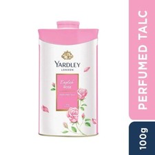 Yardley London English Rose Perfumed Talc Powder for Women - 100 grm