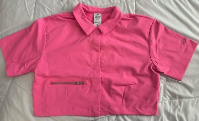 pink nike tech top