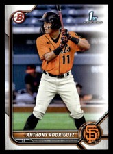 2022 Bowman #BP-26 Anthony Rodriguez Prospects Card San Francisco Giants