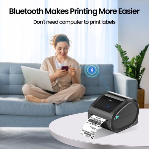 【HotLabel ®Upgraded】Label Printer maker Thermal Shipping Address Barcode - Picture 3 of 7