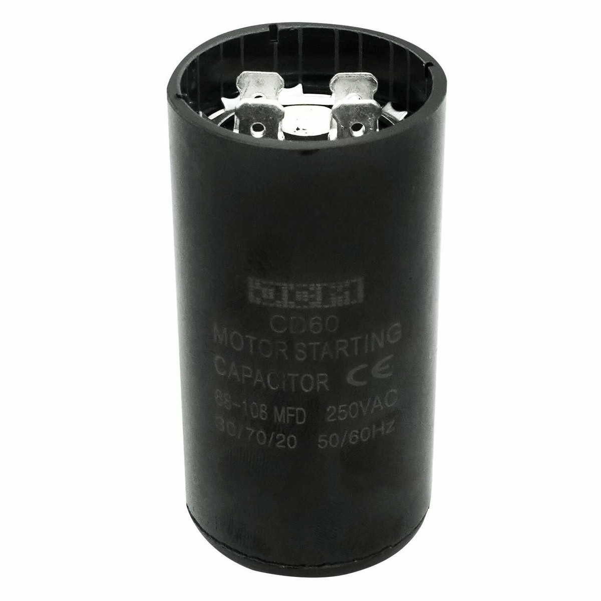 88-108 uF MFD 250V VAC Motor Start Capacitor Round 35x70mm CD60 AC