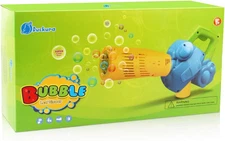 Bubble Leaf Blower for Toddler, Includes 3 Bubble Solution, Outdoor Toy Age 2+