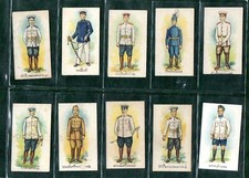 Cigarette Cards x 10  Siam Thailand Military  RARE #336