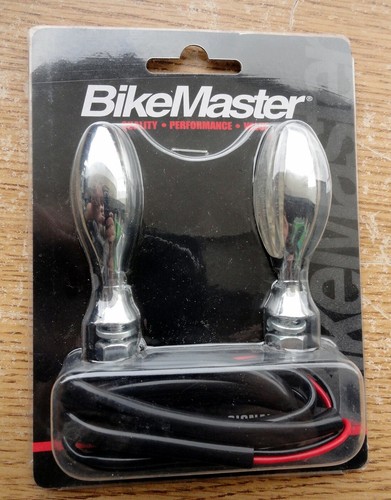 Juego de Lámparas LED TORPEDO PERSONALIZADO LED GIRO/luces 12V CROMO BIKEMASTER 26-6218 - Imagen 2 de 3