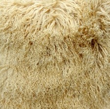 Tibetan Lamb Mohair for Doll Hair Wigs, Reroot, 4 x 4" Natural Born Blond