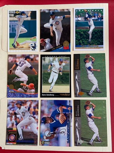 Ryne Sandberg 1985-1998 Inserts Parallels Oddballs Cubs NM to NM-MT You Pick!! - 第 191/222 張圖片