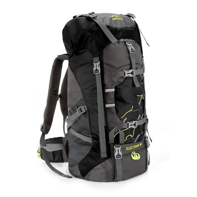 Nacatin Hiking Backpack, 60L Lightweight Large Rucksack for Men