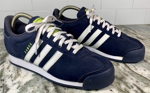 Adidas Womens Samoa G59814 Blue Suede 