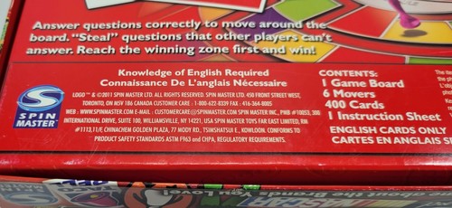 *MM) The Logo Board Game 2011 Spin Master - Picture 8 of 9