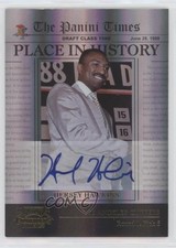 2010-11 Playoff Contenders Patches Gold 17/49 Hersey Hawkins #22 Auto 7xr