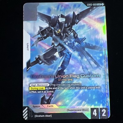 GUNDAM CARD GAME GD03-069 GRAHAM'S UNION FLAG CUSTOM (LR) FOIL - STEEL REQUIEM