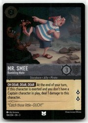 Mr. Smee - Bumbling Mate #184/204 Into the Inklands Disney Lorcana Cold Foil