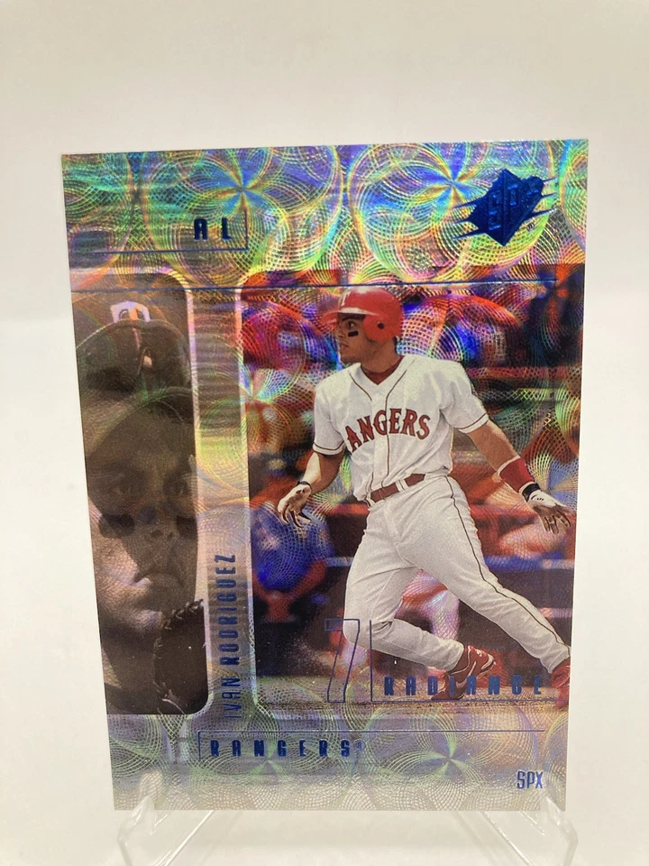 2000 SPx IVAN RODRIGUEZ Radiance /100 Parallel Refractor RARE SP Rangers HOF - Image 2 of 4