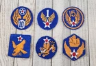 Lot Of 6 WW2 WWll Era Military Uniform Patches