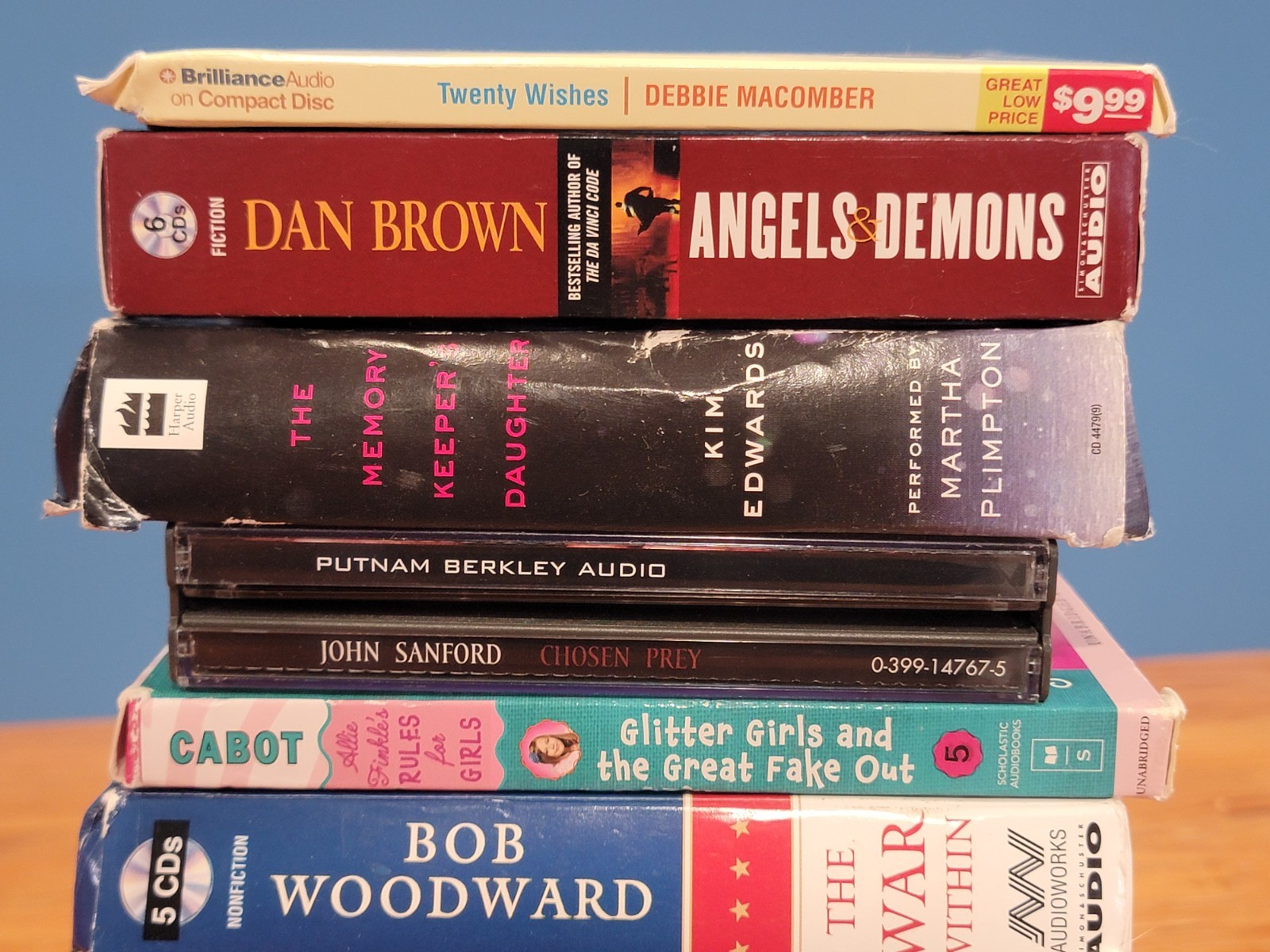 10 Lot of Audiobooks on CD Various Authors - Unabridged & Abridged Versions