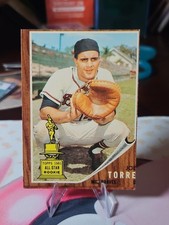Topps 1962 Topps Joe Torre Rookie #218 Milwaukee Braves Baseball Card Misaligned