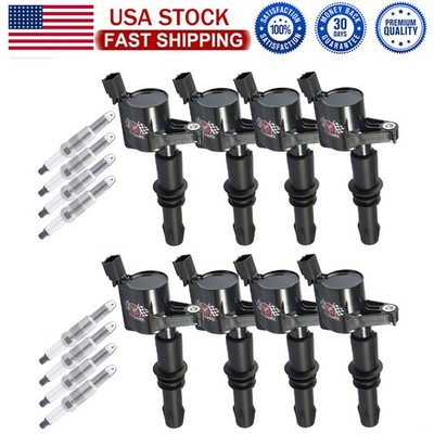 8Pack Ignition Coil & Spark Plug For 2006 2007 2008 Ford Explorer 4.6L V8 DG511
