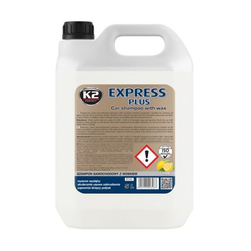 Fits K2 K145 Shampoo with wax 5L K2 5L EXPRESS PLUS