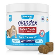 Vetnique Glandex Anal Gland Soft Chew Treats with Pumpkin for Dogs Digestive ...