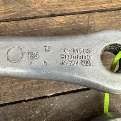 Vintage Shimano Deore LX FC-M563 Crankset 175mm 94 BCD Triple