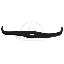 2-Tooth S-Shaped Mulching Blade 280mm x 20mm x 4mm Brushcutter